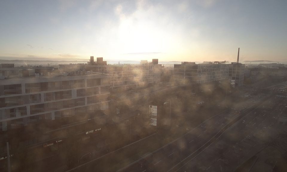 Livebild Baukamera 2 - Webcam 'Gesamtansicht Südwest' - Baustelle Stadtteil Brauquartier, Graz-Puntigam (ca. 5 Minuteninterval)