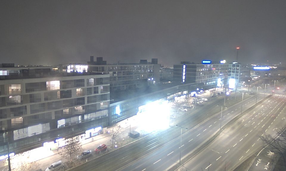 Livebild Baukamera 2 - Webcam 'Gesamtansicht Südwest' - Baustelle Stadtteil Brauquartier, Graz-Puntigam (ca. 5 Minuteninterval)